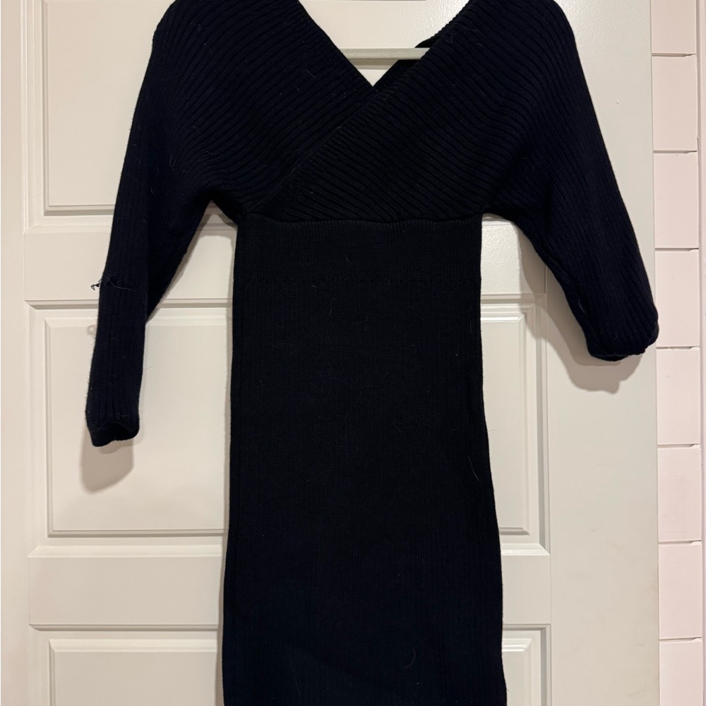 Black Knit Dress